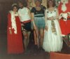 Christmas Charity Dress<br />Dot, ?, John, ?, Jim<br />Crown Bingo Tavistock, c1987
