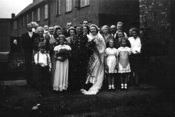 John Edward and Frances Olsen - Wedding Day 7 September 1942