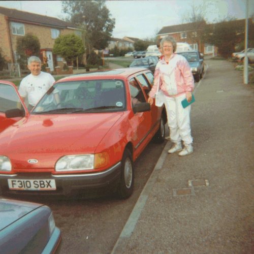 Another car of John Olsen. Ford Cortina Estate F310 SBX. Horbury Bridge