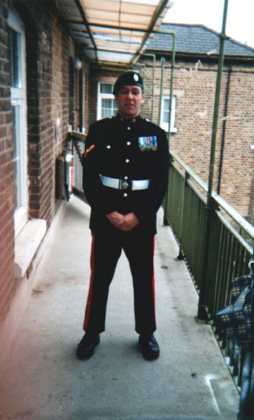 John Christian Olsen in his Army Uniform