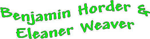 banner for Horder Family No.1 for Benjamin Horder and Eleaner Weaver and Sarah Petitt, Thomas Horder and Benjamin John Horder