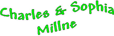 fane for Charles Millne og Sophia Millne