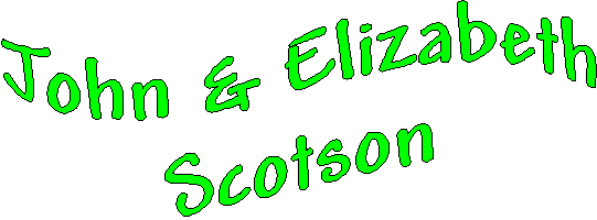 banner of John Scotson and Elizabeth Harrison