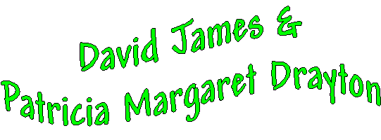 fane for David James Drayton og  Patricia Margaret Goodman.